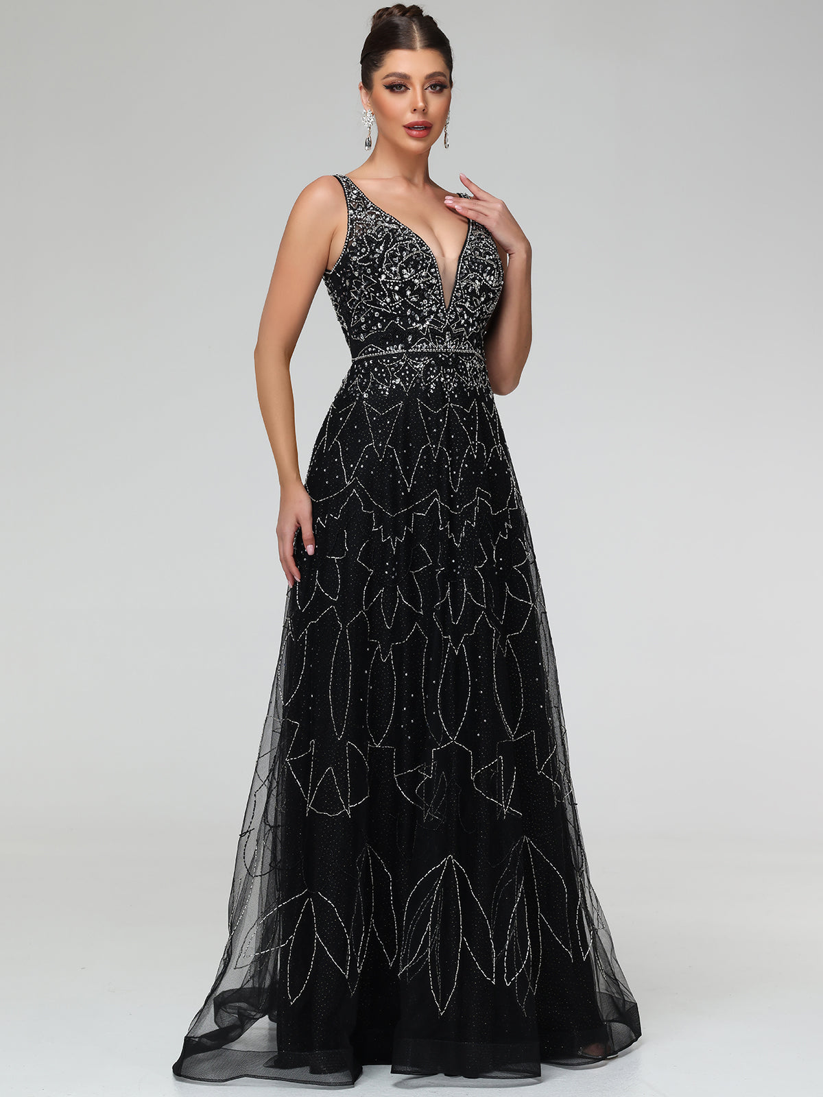 Soreia Embellished Sequin Maxi Dress