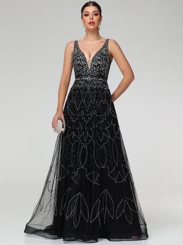 Soreia Embellished Sequin Maxi Dress