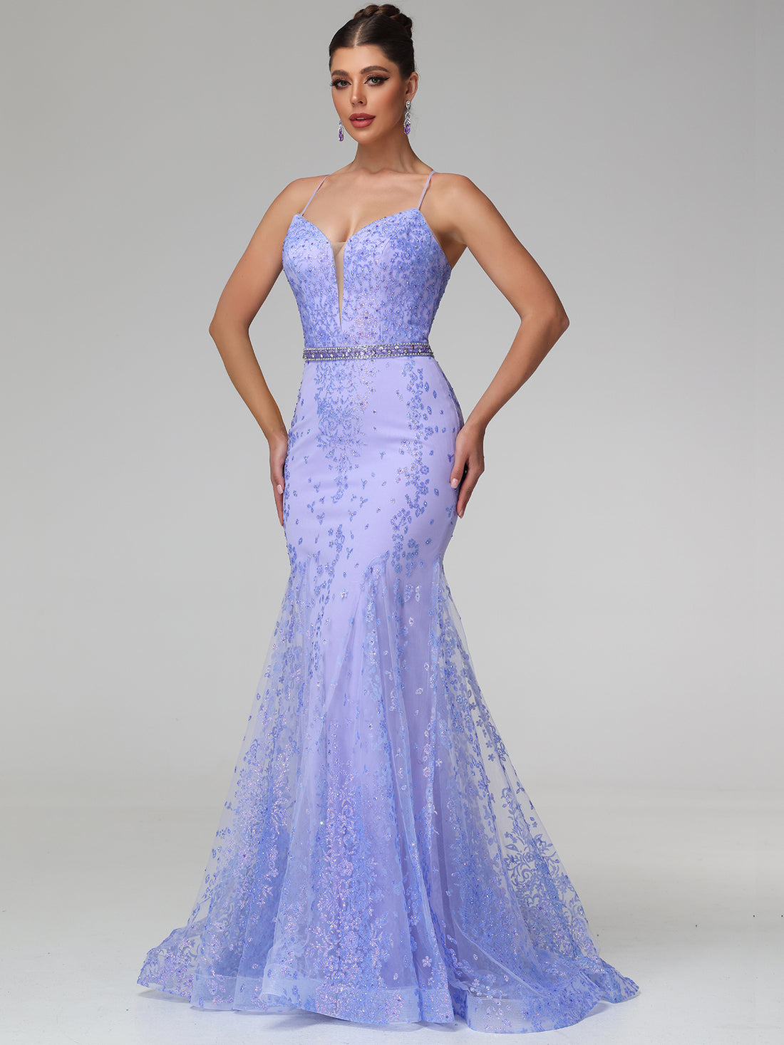 Edita Embellished Sequin Maxi Dress